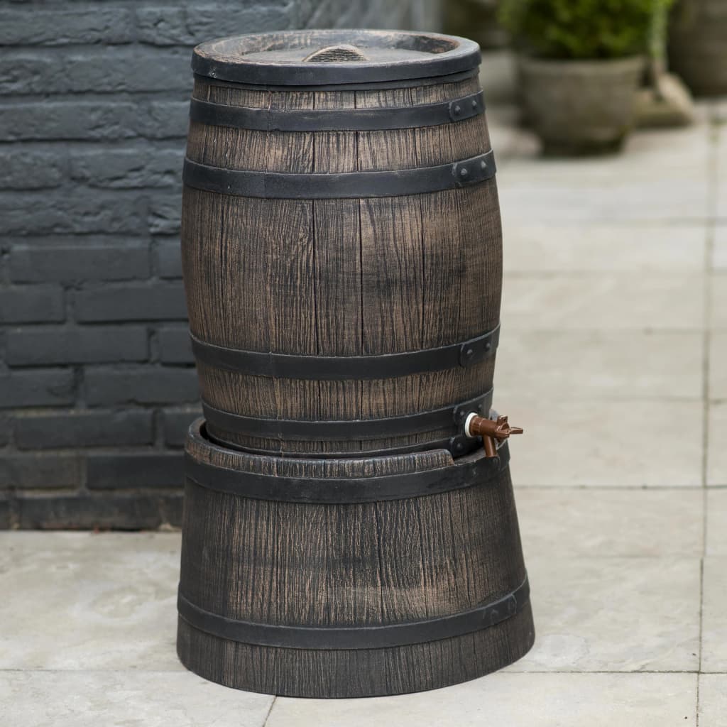 nature-rain-butt-stand-with-wood-look-30-5x58-cm-brown At Willow and Wine