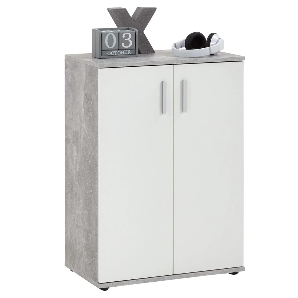 fmd-chest-cabinet-with-2-doors-white-and-grey At Willow and Wine