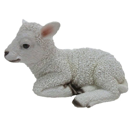 esschert-design-lamb-laying-17-6x10-8x10-5cm At Willow and Wine