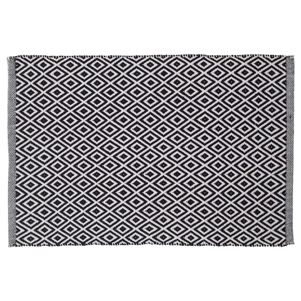 sealskin-bath-mat-trellis-cotton-60x90-cm-black-and-white At Willow and Wine