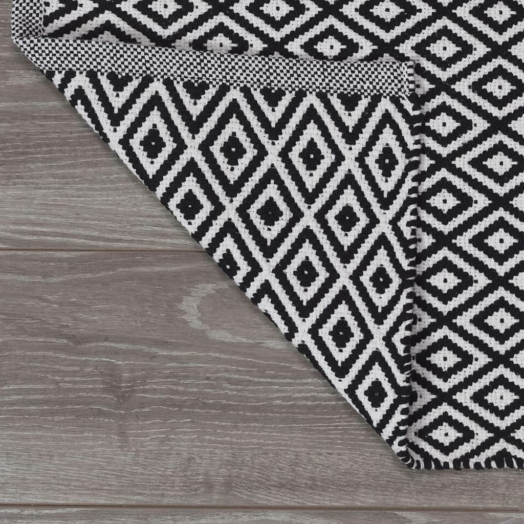 sealskin-bath-mat-trellis-cotton-60x90-cm-black-and-white At Willow and Wine