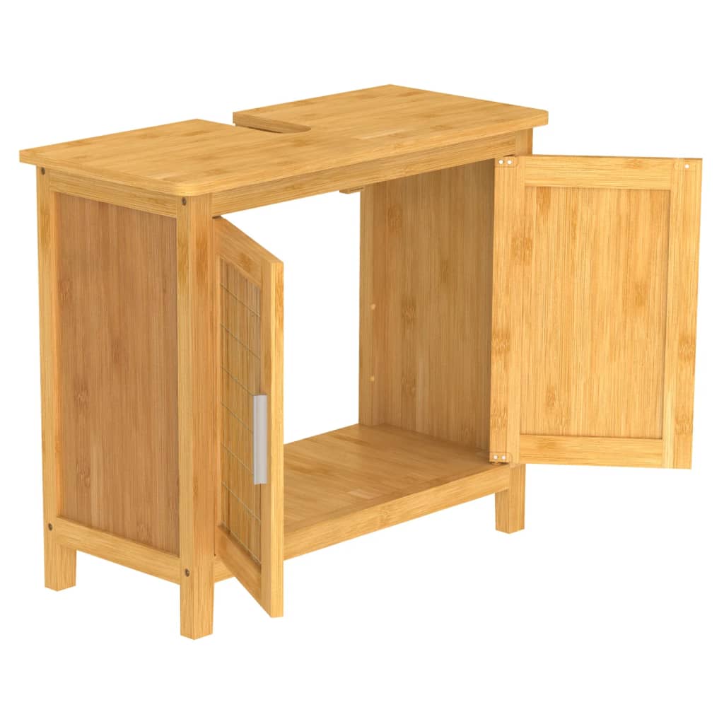 eisl-bathroom-base-cabinet-bamboo-67x28x60-cm At Willow and Wine