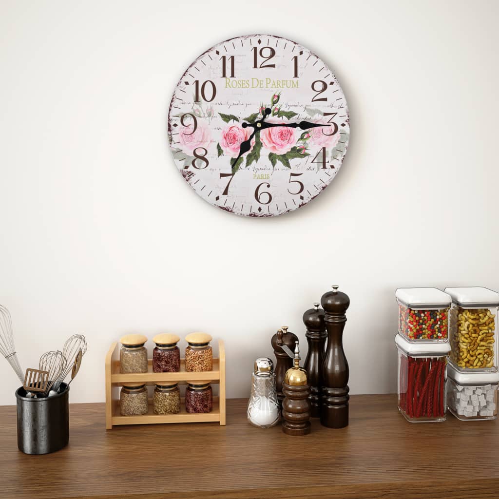 vidaXL Vintage Wall Clock Colourful 60 cm