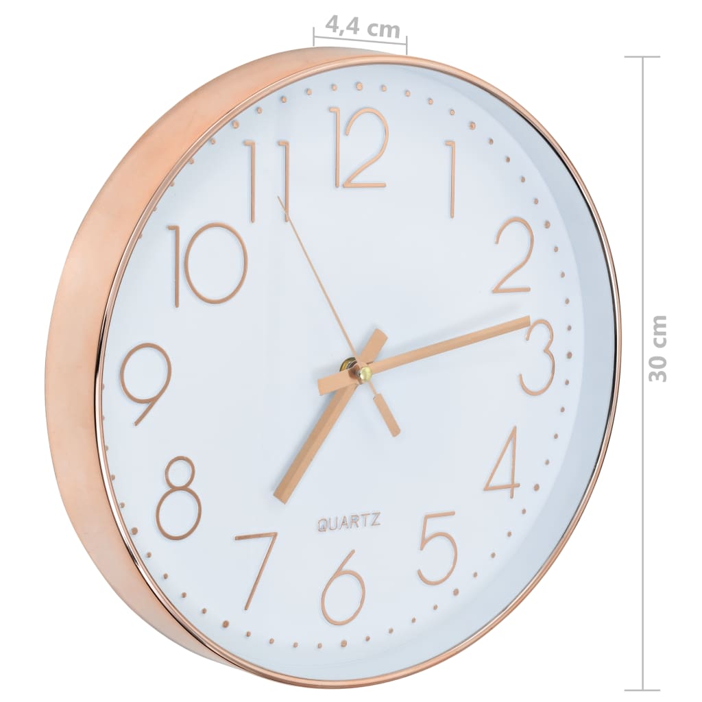 wall-clock-30-cm-rose-gold-917438 At Willow and Wine