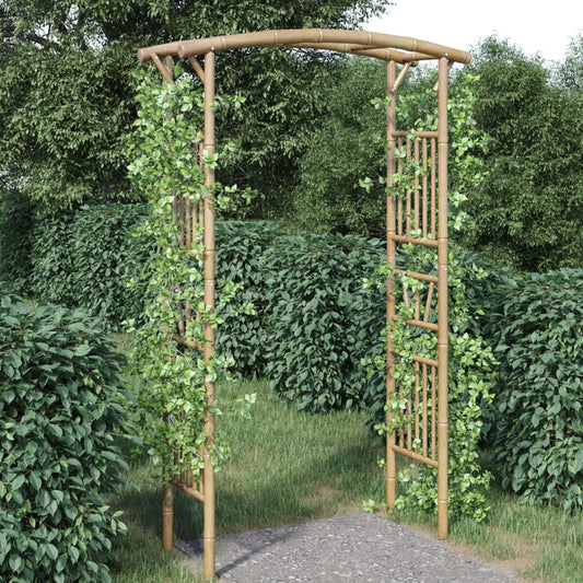 vidaXL Rose Arch Bamboo 118x40x187 cm at Willow and Wine!