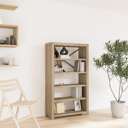vidaXL 5-Tier Bookcase 80x30x140 cm Solid Wood Acacia at Willow and Wine!
