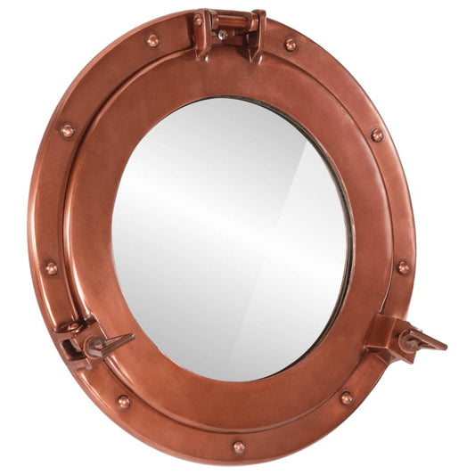 vidaXL  Porthole Mirror Wall Hanging Ø38 cm Aluminium and Glass at Willow and Wine!