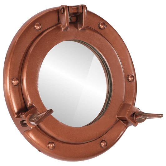 vidaXL  Porthole Mirror Wall Hanging Ø23 cm Aluminium and Glass at Willow and Wine!