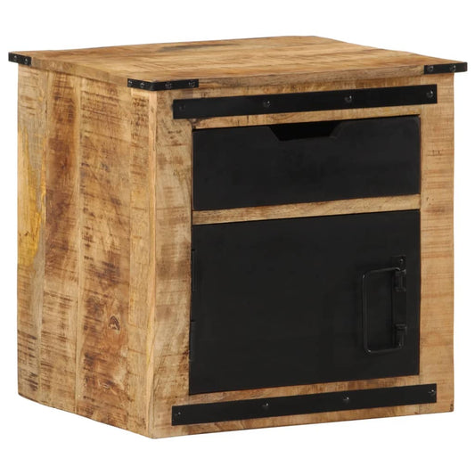 vidaXL Bedside Cabinet 45x40x45 cm Solid Wood Mango at Willow and Wine!