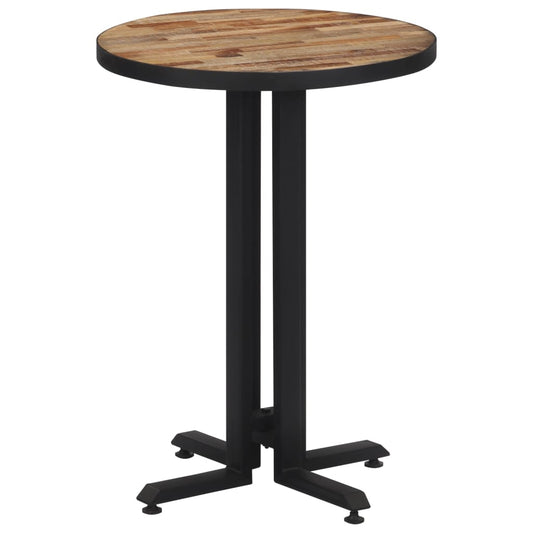 vidaXL Bistro Table Round Ø55x76 cm Solid Reclaimed Teak at Willow and Wine!