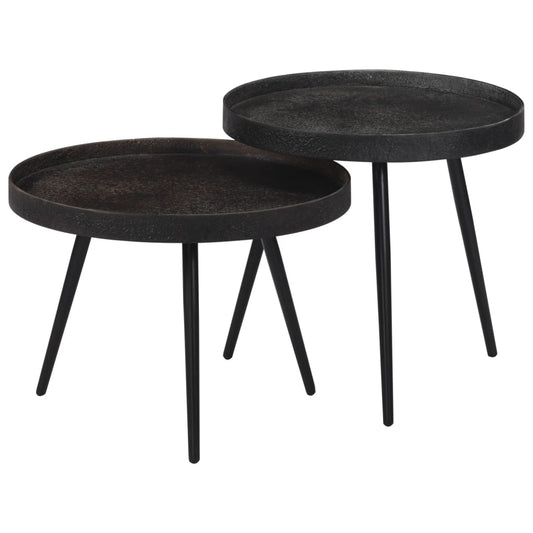 vidaXL Nesting Coffee Tables 2 pcs Iron at Willow and Wine!