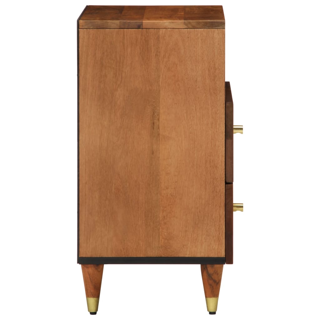 vidaXL Bedside Cabinet 50x33x62 cm Solid Wood Mango