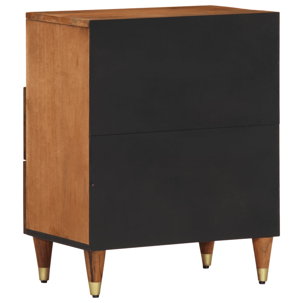 vidaXL Bedside Cabinet 50x33x62 cm Solid Wood Mango