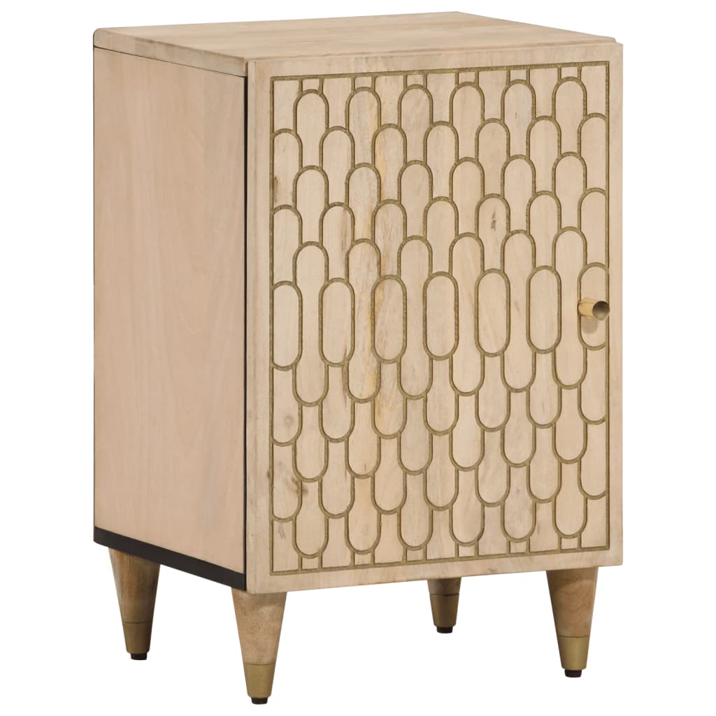 vidaXL Bathroom Cabinet 38x33x58 cm Solid Wood Mango at Willow and Wine!