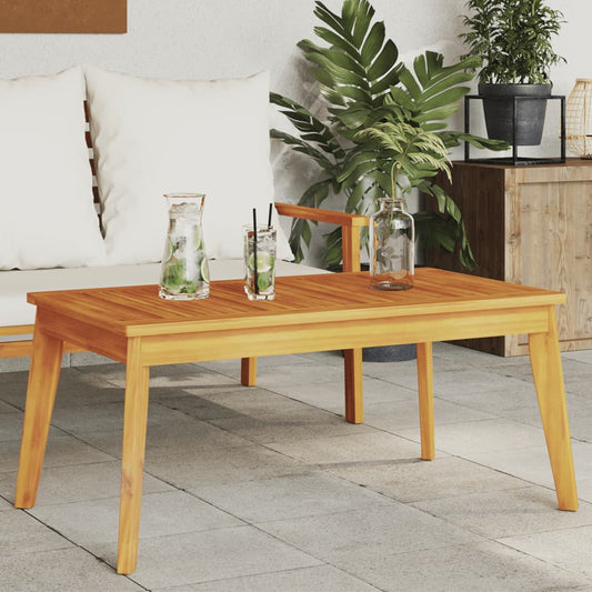 vidaXL Garden Dining Table 100x55x45 cm Solid Wood Acacia at Willow and Wine!