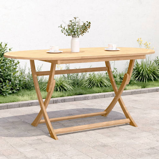 vidaXL Folding Garden Table 160x85x75 cm Solid Wood Acacia at Willow and Wine!