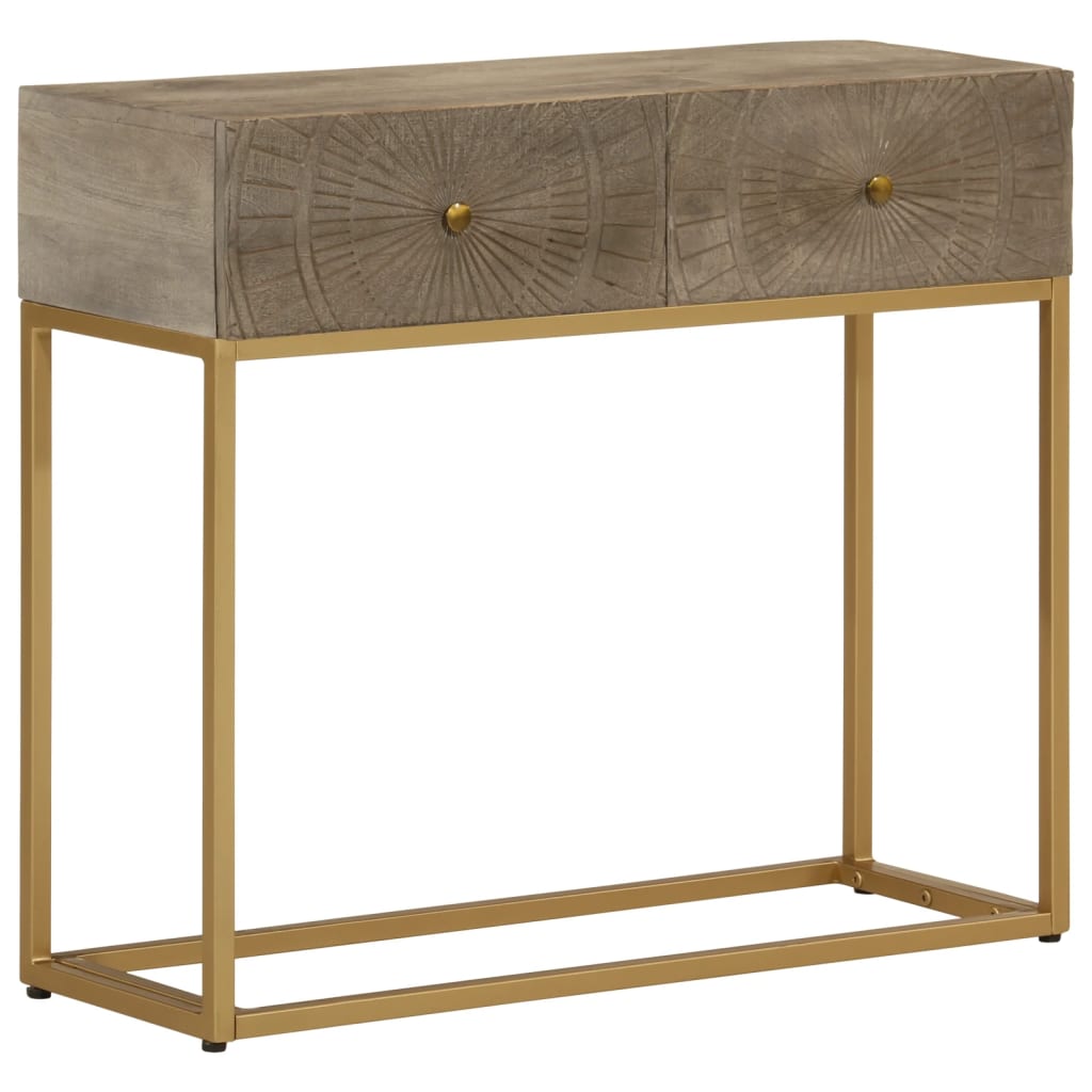 console-table-90x30x76-cm-solid-wood-mango-and-iron-2 At Willow and Wine