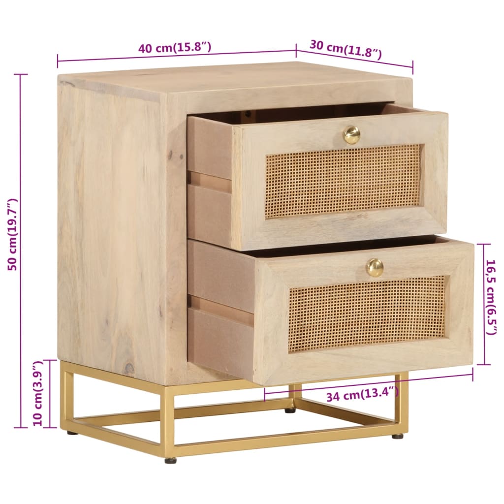 bedside-cabinet-40x30x50-cm-solid-wood-mango-and-iron-2 At Willow and Wine