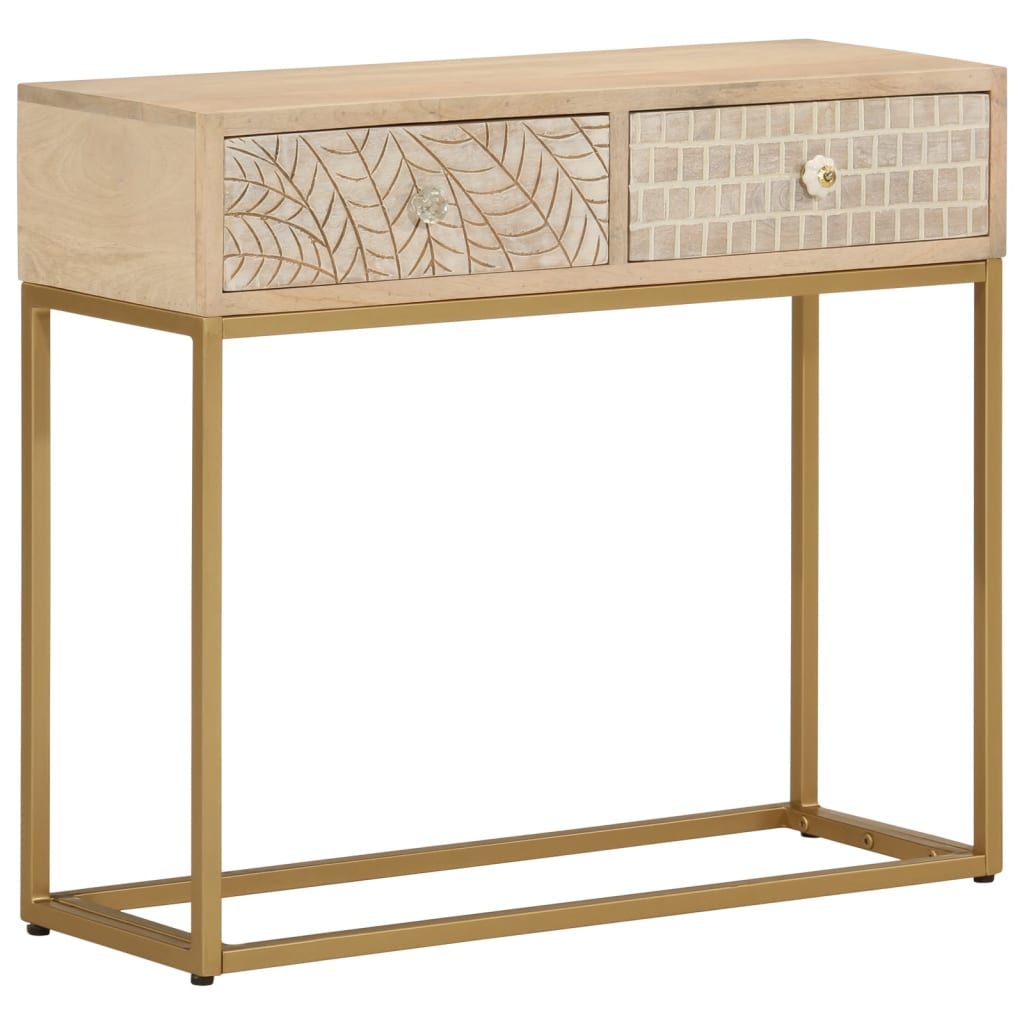 console-table-90x30x76-cm-solid-wood-mango-and-iron-1 At Willow and Wine