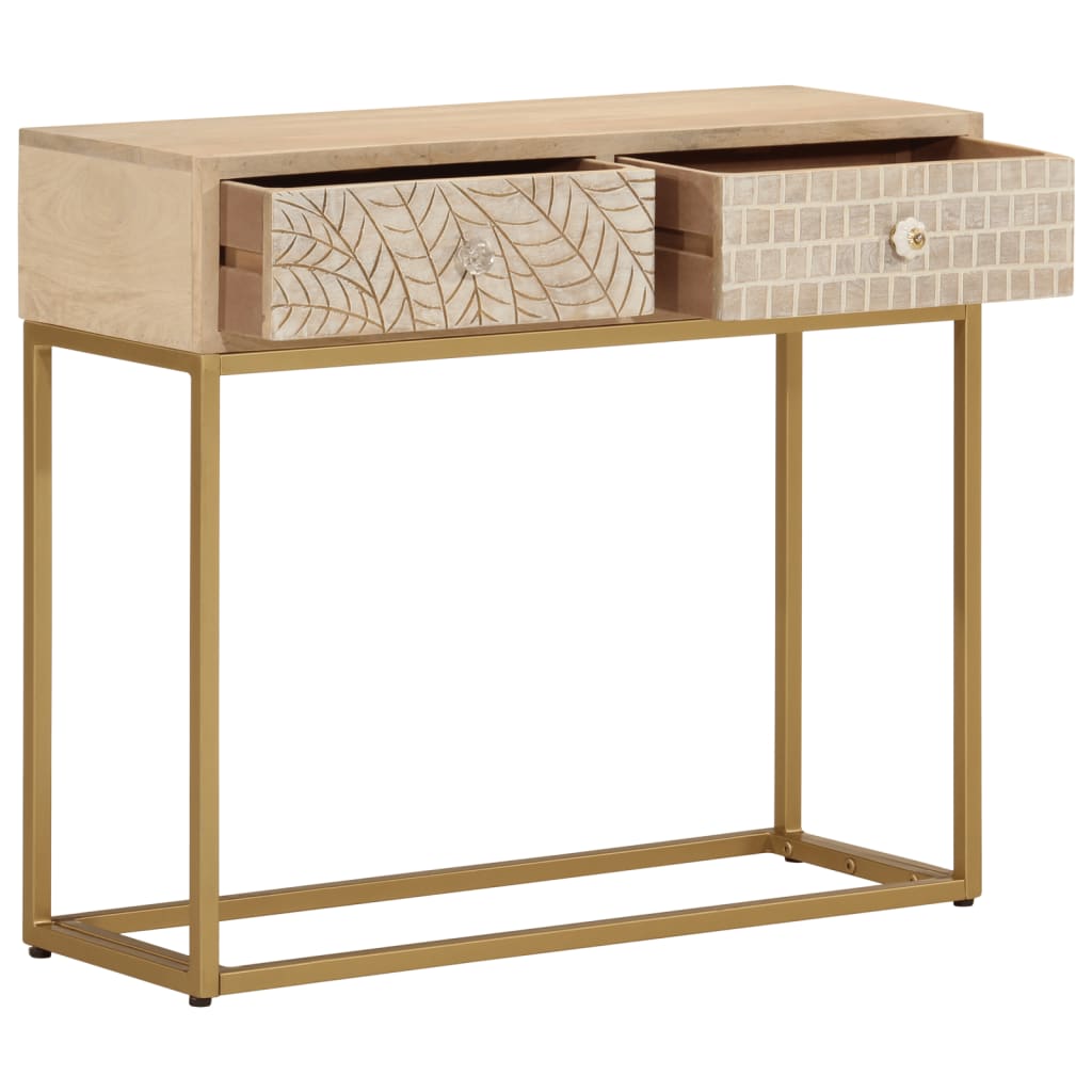 console-table-90x30x76-cm-solid-wood-mango-and-iron-1 At Willow and Wine