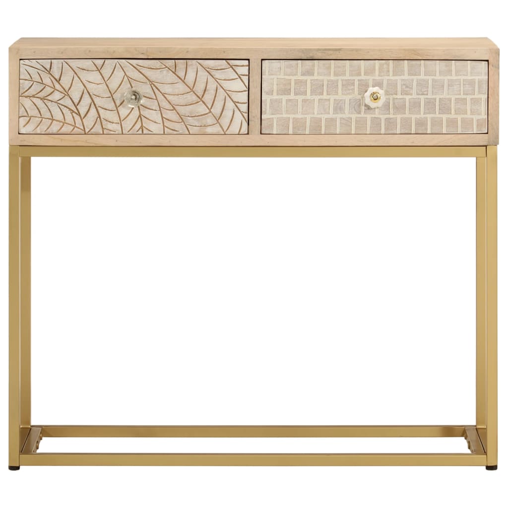 console-table-90x30x76-cm-solid-wood-mango-and-iron-1 At Willow and Wine