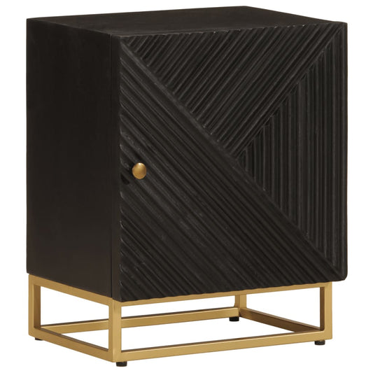 bedside-cabinet-black-40x30x50-cm-solid-wood-mango-and-iron-1 At Willow and Wine