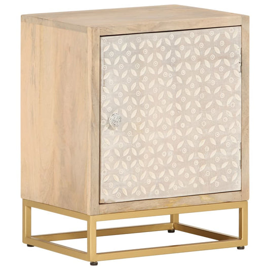 bedside-cabinet-40x30x50-cm-solid-wood-mango-and-iron At Willow and Wine