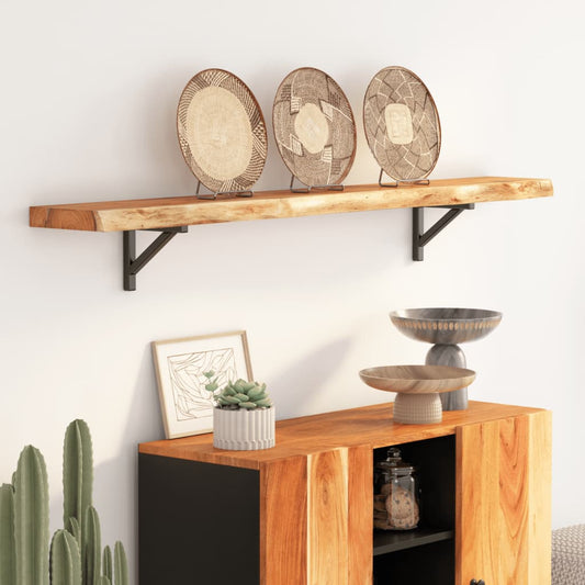 wall-shelf-180x20x3-8-cm-rectangular-solid-wood-acacia-live-edge At Willow and Wine