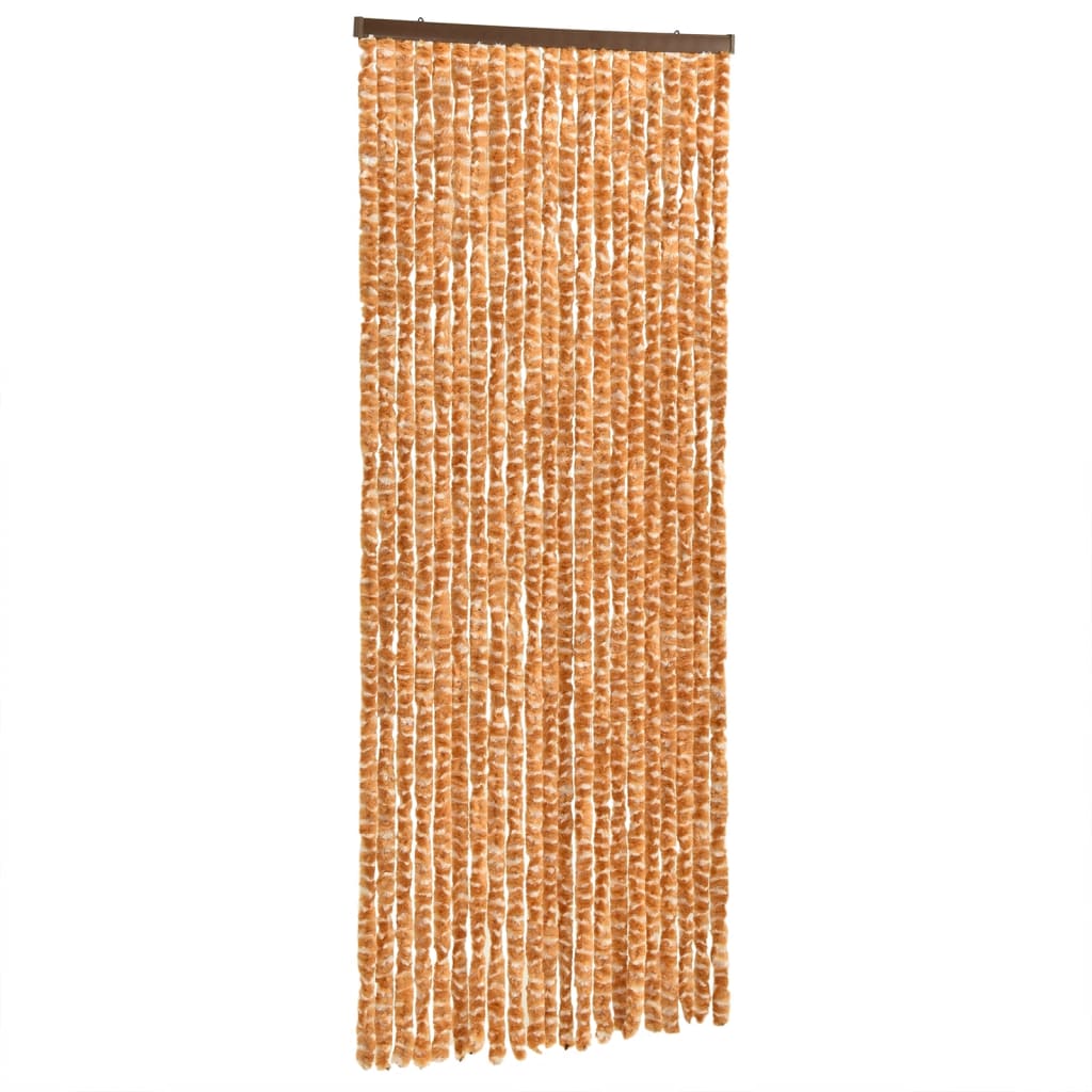 fly-curtain-ochre-and-white-100x230-cm-chenille At Willow and Wine