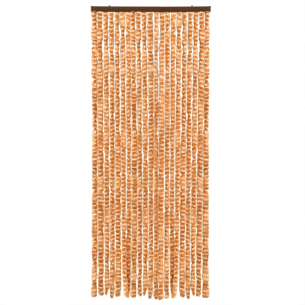 fly-curtain-ochre-and-white-100x230-cm-chenille At Willow and Wine