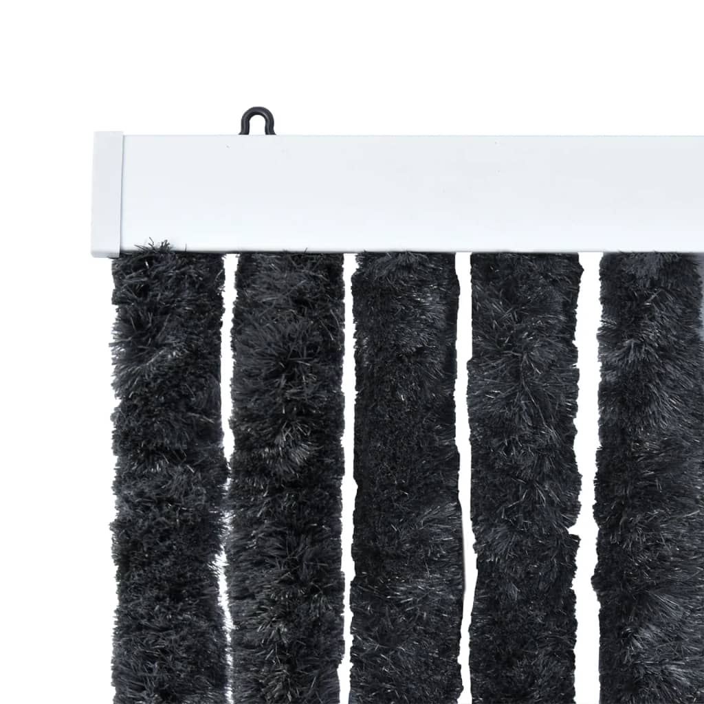 fly-curtain-anthracite-100x230-cm-chenille At Willow and Wine