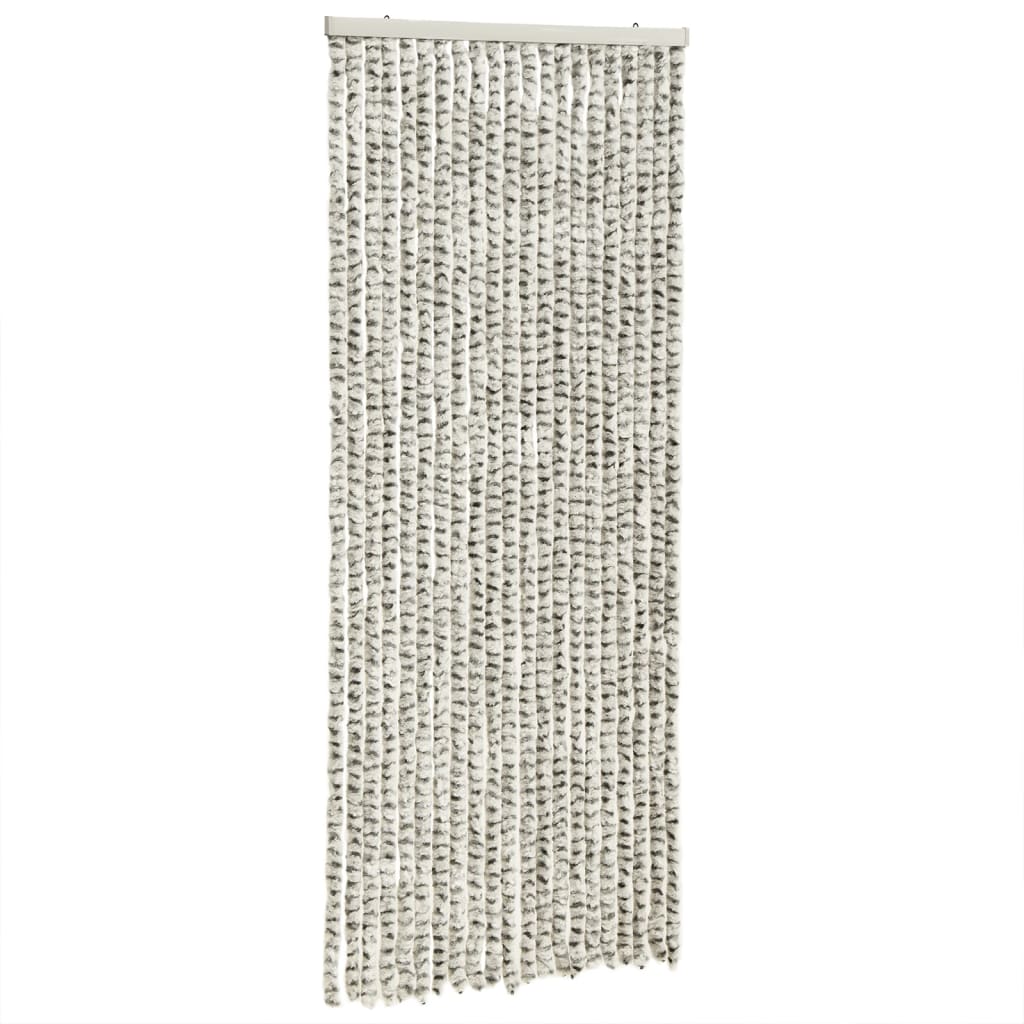 fly-curtain-light-grey-and-dark-grey-100x230-cm-chenille At Willow and Wine