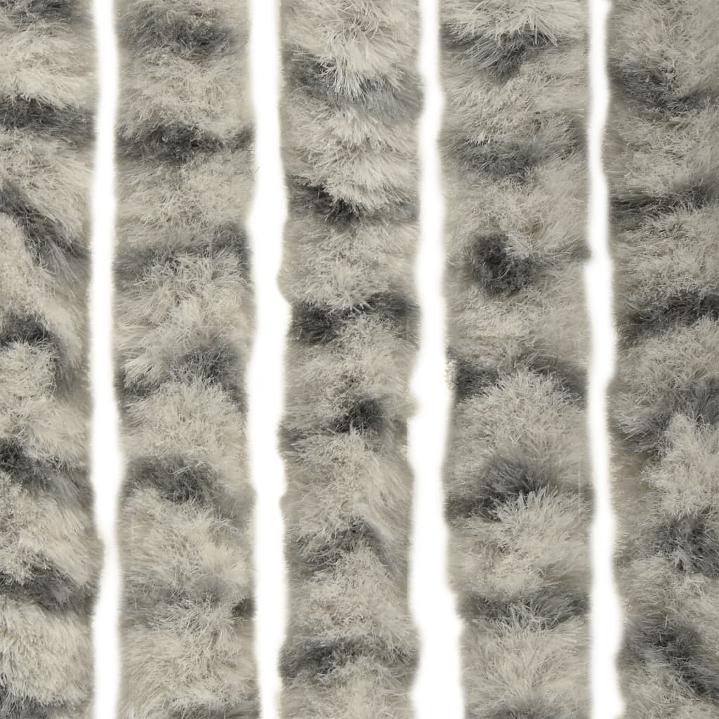 fly-curtain-light-grey-and-dark-grey-100x230-cm-chenille At Willow and Wine