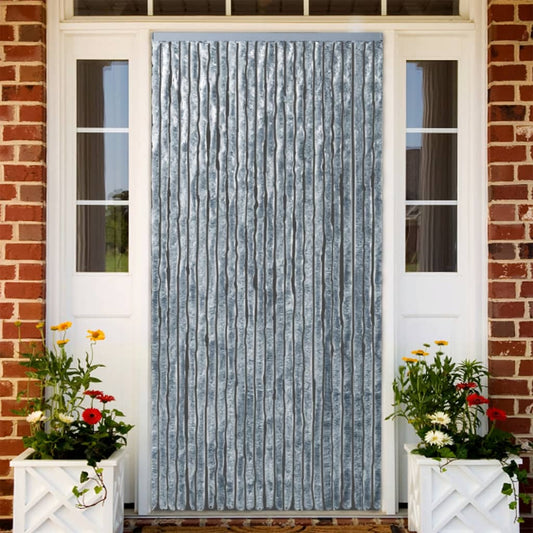 fly-curtain-white-and-grey-100x230-cm-chenille At Willow and Wine