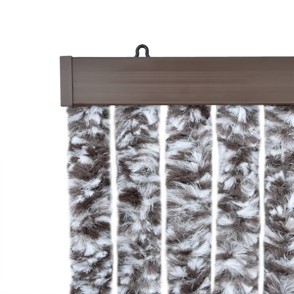 fly-curtain-brown-and-beige-100x230-cm-chenille At Willow and Wine