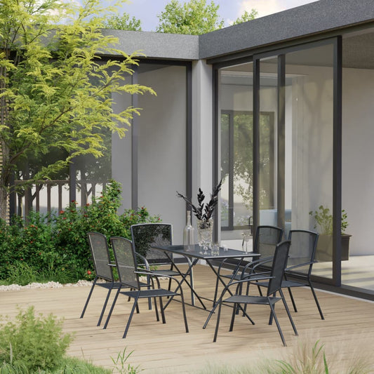 7-piece-garden-dining-set-steel-anthracite At Willow and Wine