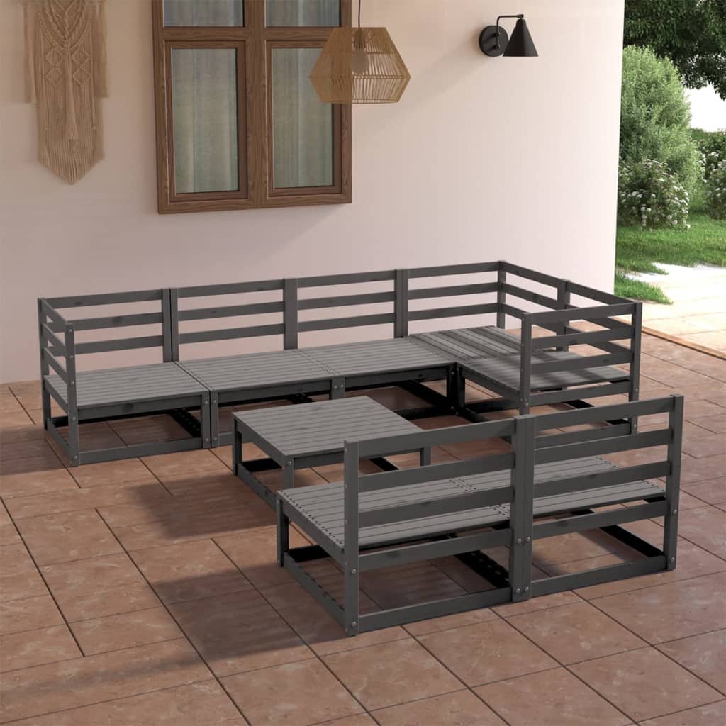 8-piece-garden-lounge-set-honey-brown-solid-pinewood-5 At Willow and Wine