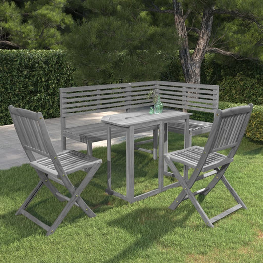 4-piece-bistro-set-solid-acacia-wood-grey At Willow and Wine