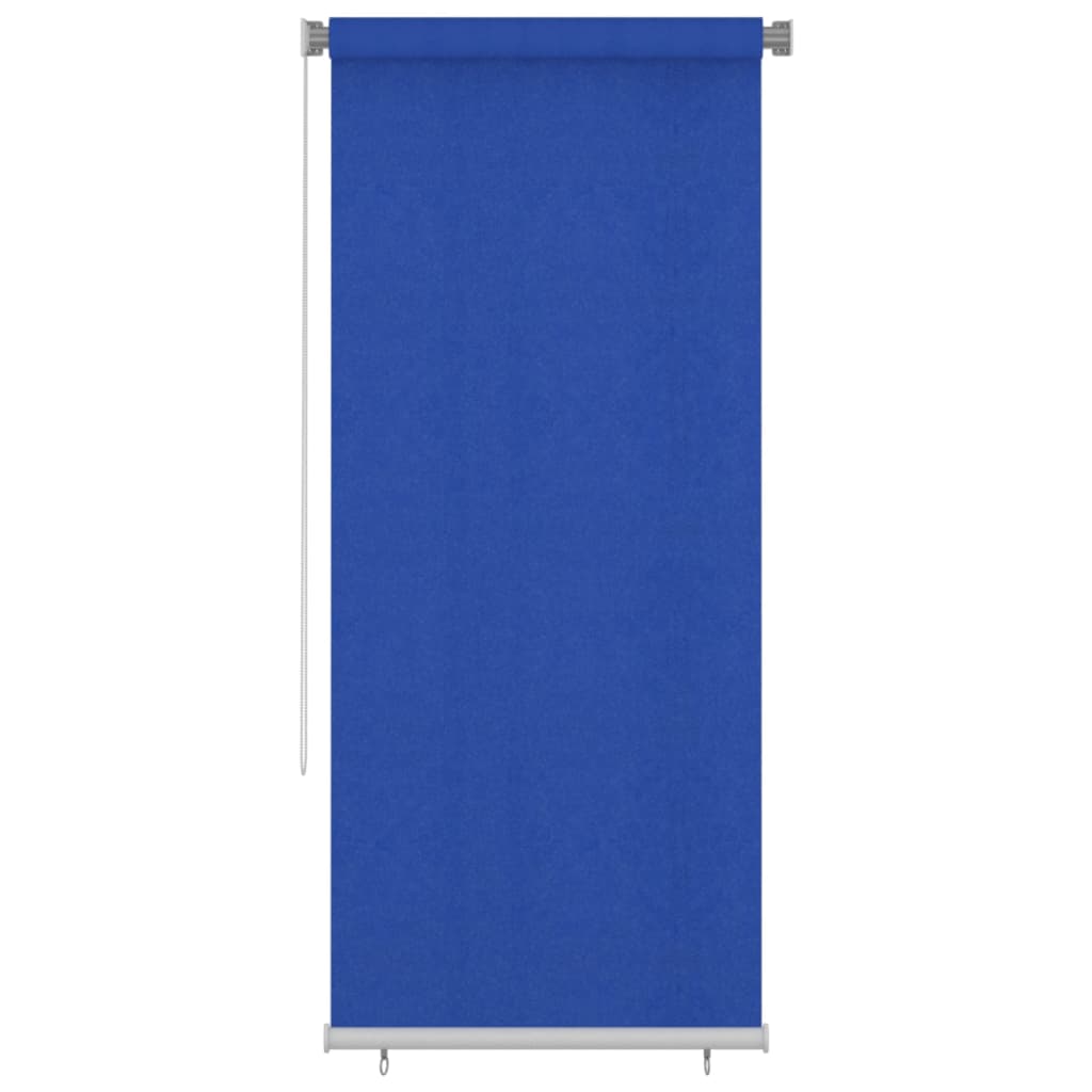 vidaXL Outdoor Roller Blind 100x230 cm Blue HDPE at Willow and Wine!