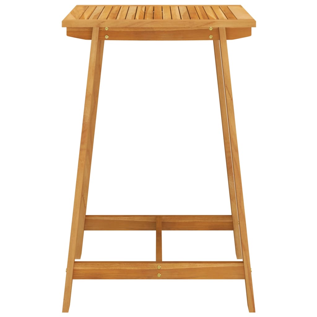 vidaXL Garden Bar Table 70x70x104 cm Solid Acacia Wood