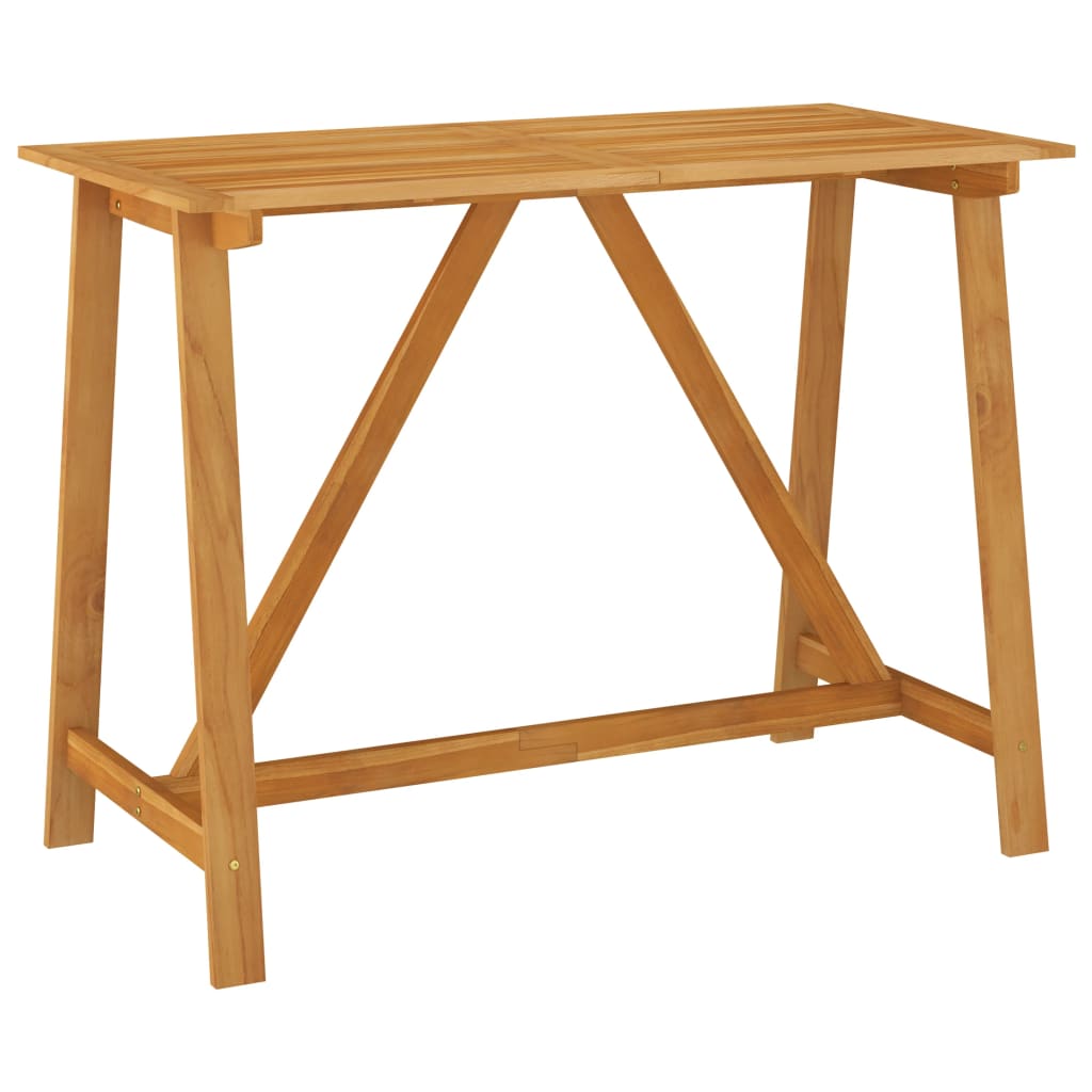 vidaXL Garden Bar Table 70x70x104 cm Solid Acacia Wood