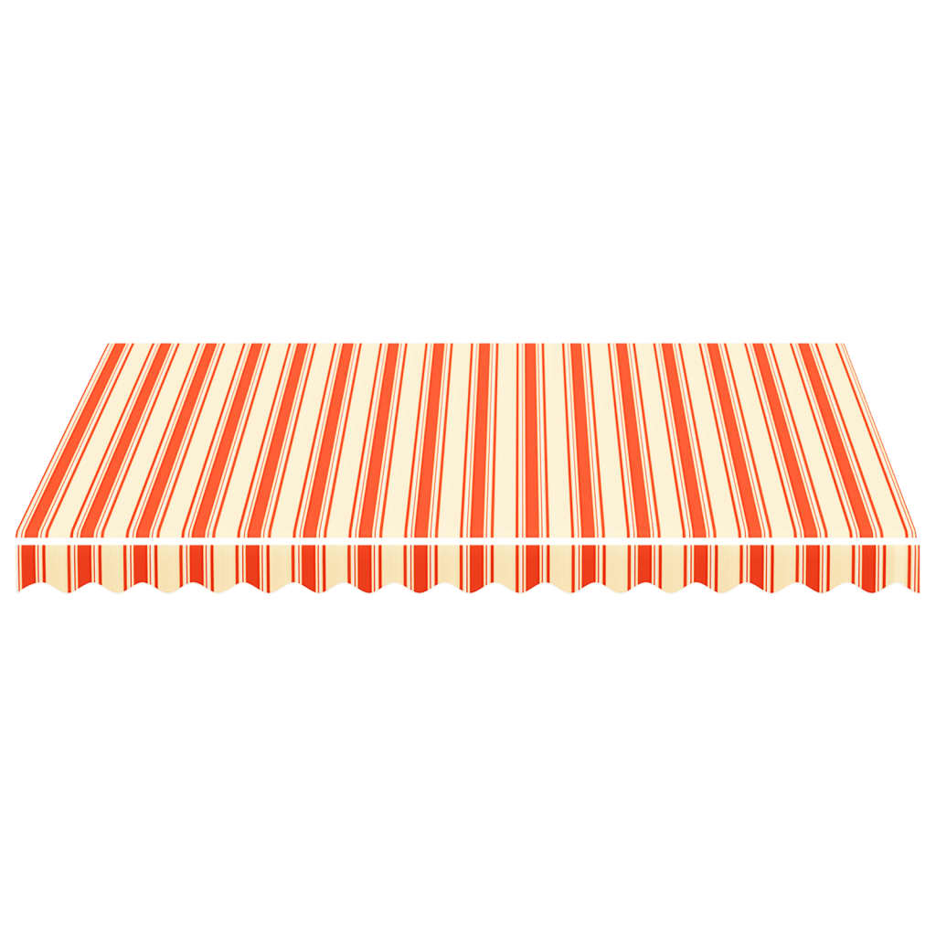 vidaXL Replacement Fabric for Awning Yellow and Orange 3x2.5 m