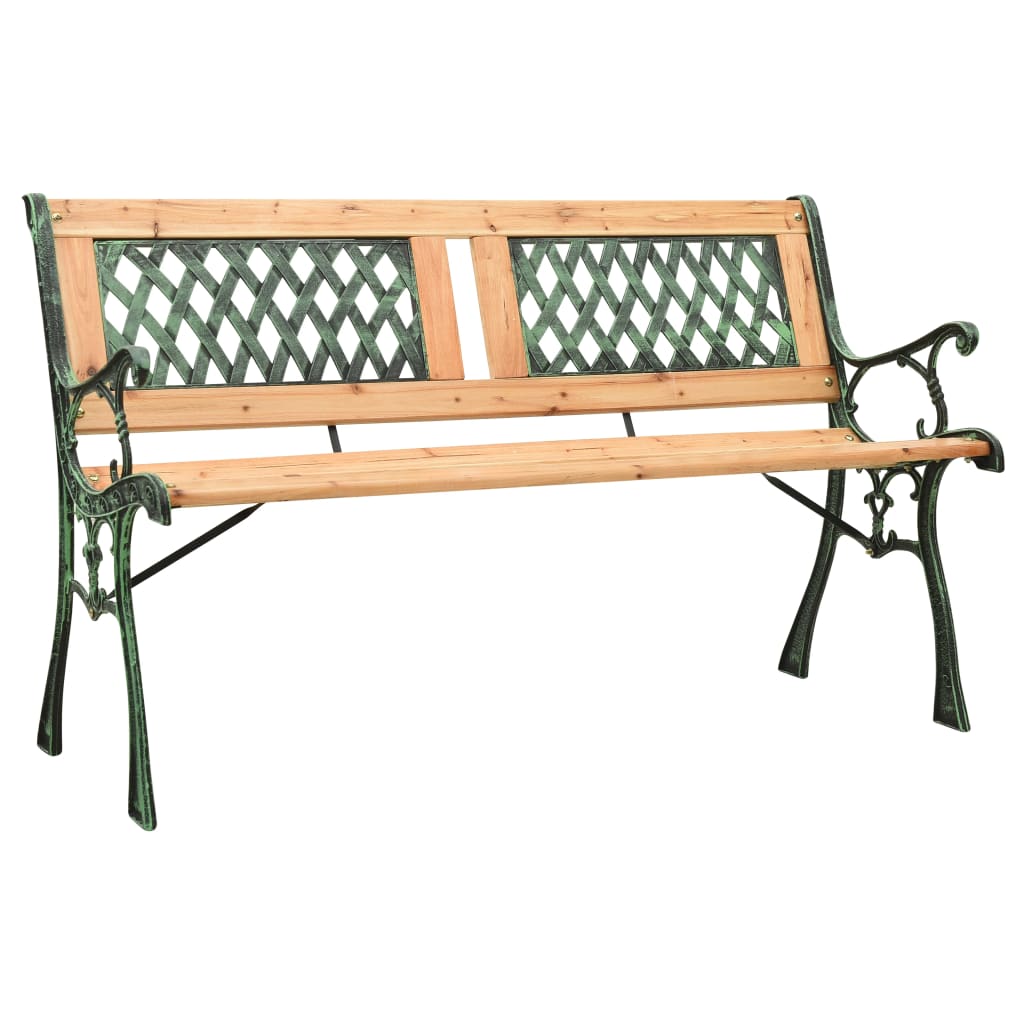 vidaXL Garden Bench 122 cm Wood