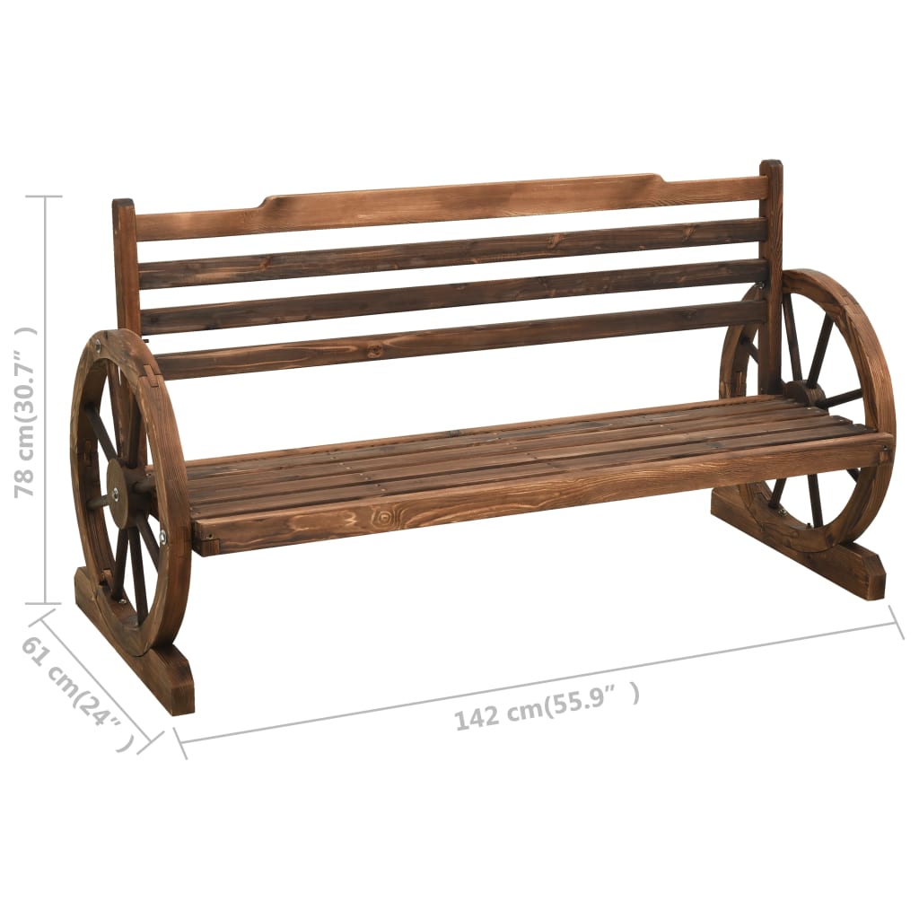 garden-bench-142-cm-solid-firwood At Willow and Wine