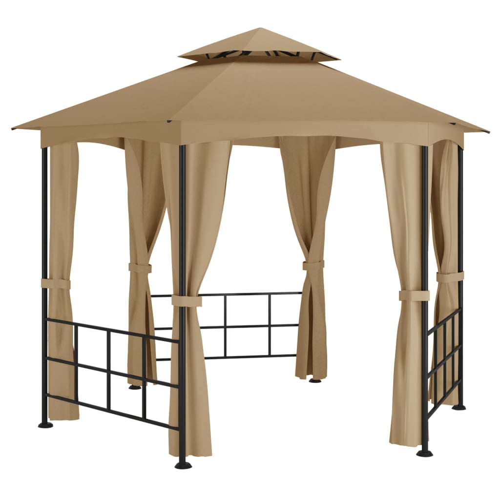 gazebo-with-sidewalls-3-1x2-7-m-taupe At Willow and Wine