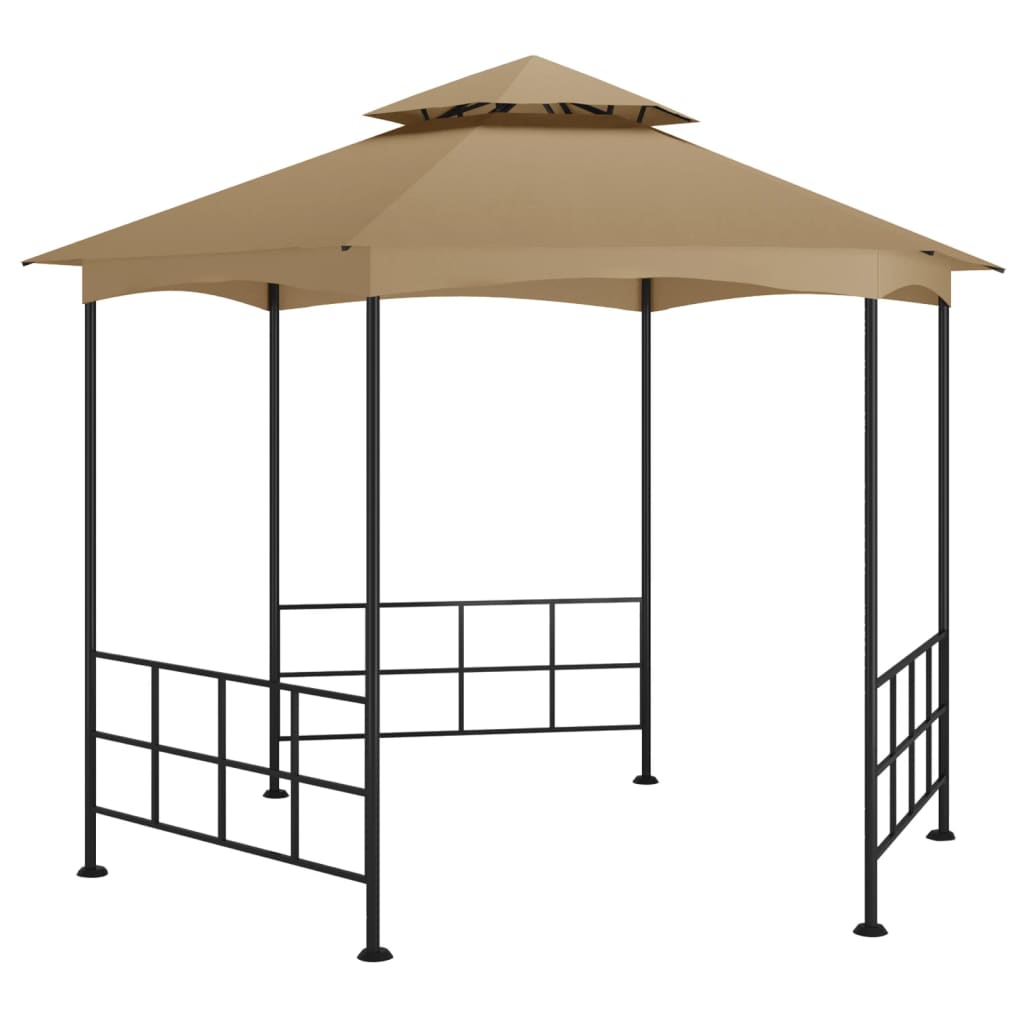 gazebo-with-sidewalls-3-1x2-7-m-taupe At Willow and Wine