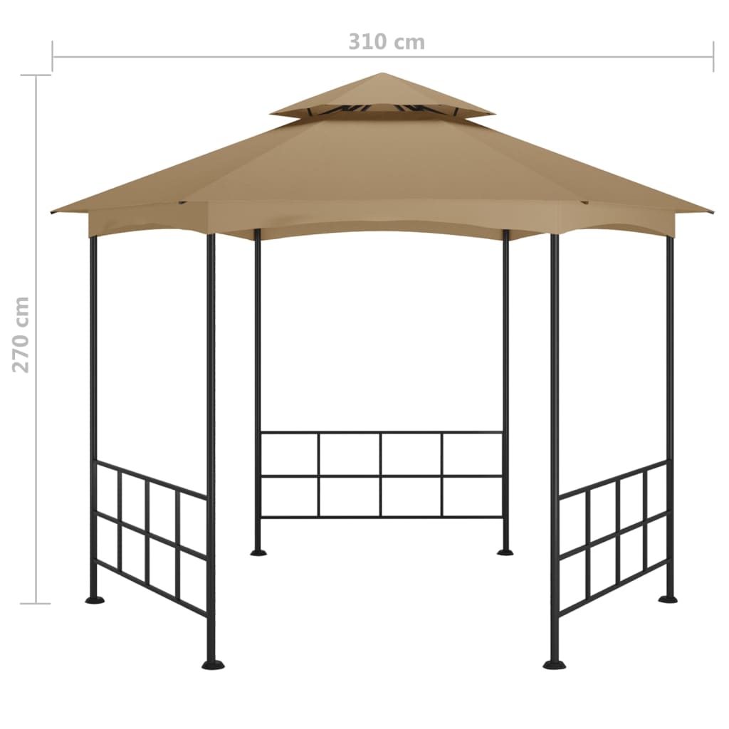 gazebo-with-sidewalls-3-1x2-7-m-taupe At Willow and Wine