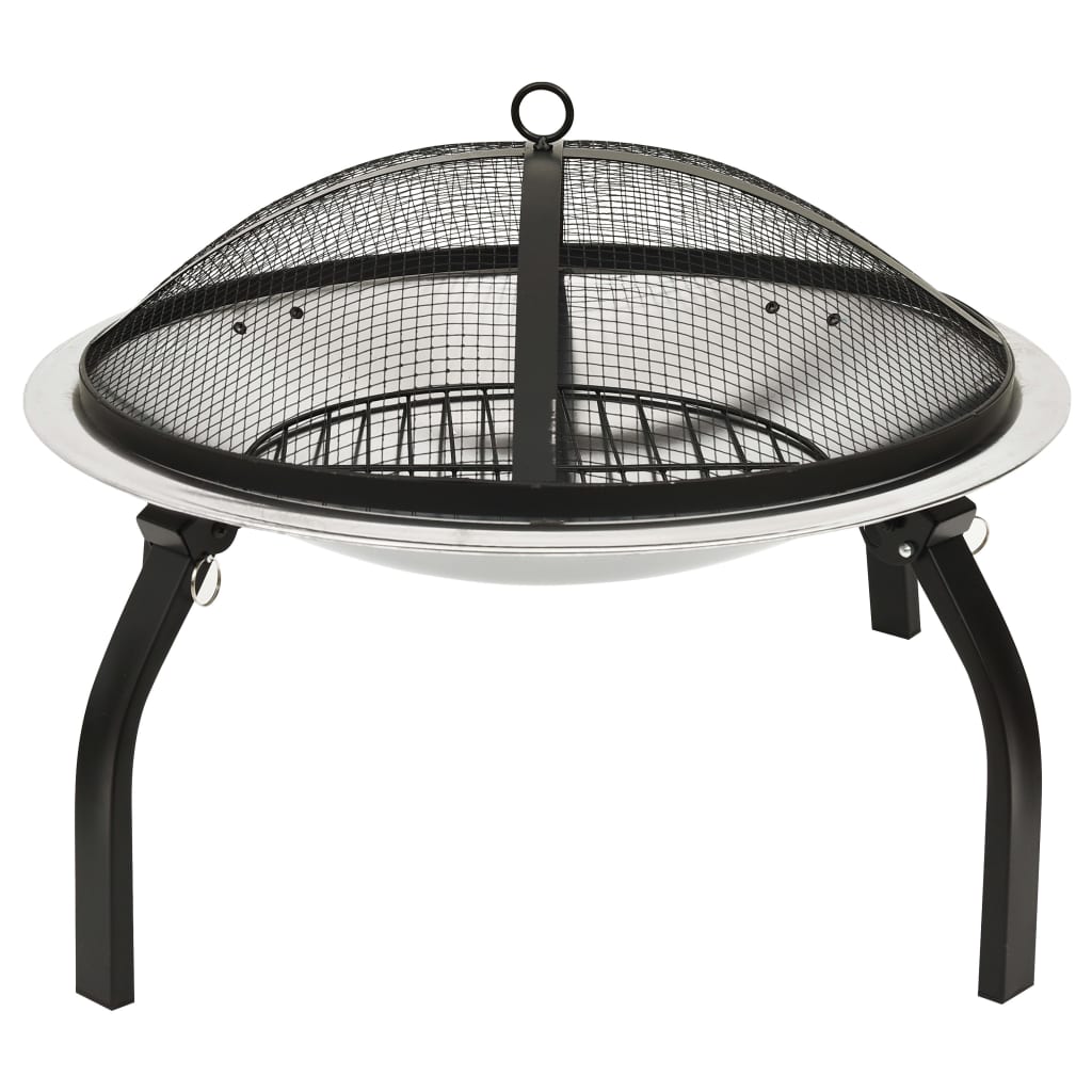 2-in-1-fire-pit-and-bbq-with-poker-56x56x49-cm-stainless-steel-1 At Willow and Wine