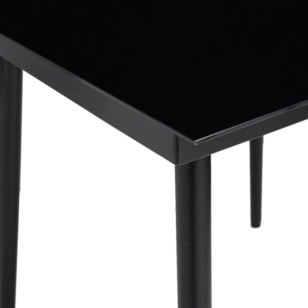 garden-dining-table-black-200x100x74-cm-steel-and-glass At Willow and Wine