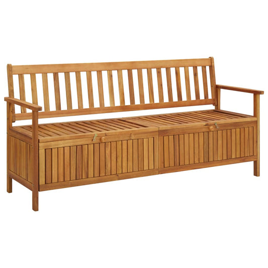 vidaXL Garden Storage Bench 170 cm Solid Acacia Wood at Willow and Wine!